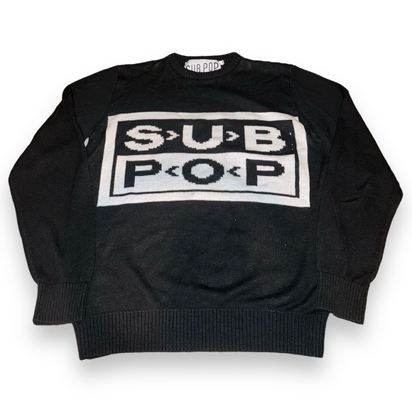 Sub Pop Knit Logo Sweater - Picture 1 of 3